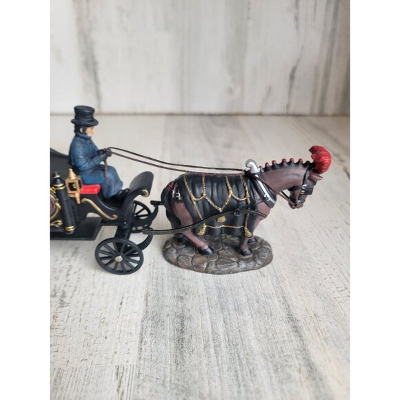 Dept 56 58574 Horse Drawn Hearse dickens village accessory xmas - Picture 4 of 10